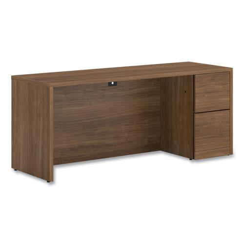 10500 Series Full-Height Right Pedestal Credenza, 72" x 24" x 29.5", Pinnacle. Picture 1