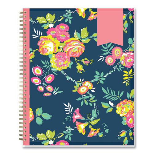 Day Designer Peyton Create-Your-Own Cover Weekly/Monthly Planner, Floral Artwork, 11 x 8.5, Navy, 12-Month (Jan-Dec): 2024. Picture 2