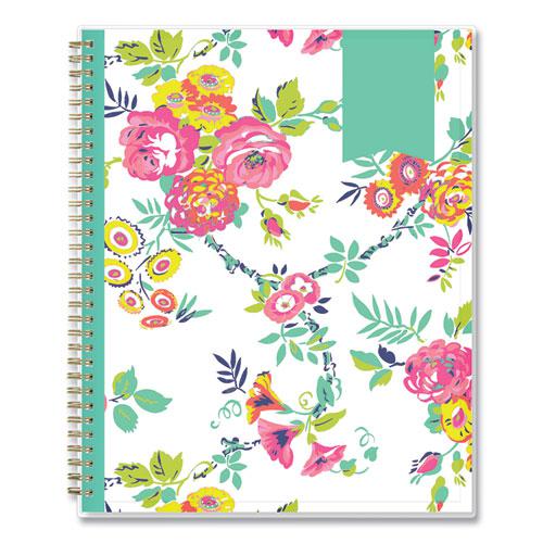 Day Designer Peyton Create-Your-Own Cover Weekly/Monthly Planner, Floral Artwork, 11 x 8.5, White, 12-Month (Jan-Dec): 2024. Picture 2