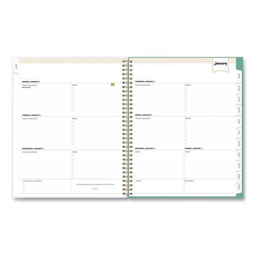Day Designer Peyton Create-Your-Own Cover Weekly/Monthly Planner, Floral Artwork, 11 x 8.5, White, 12-Month (Jan-Dec): 2024. Picture 3