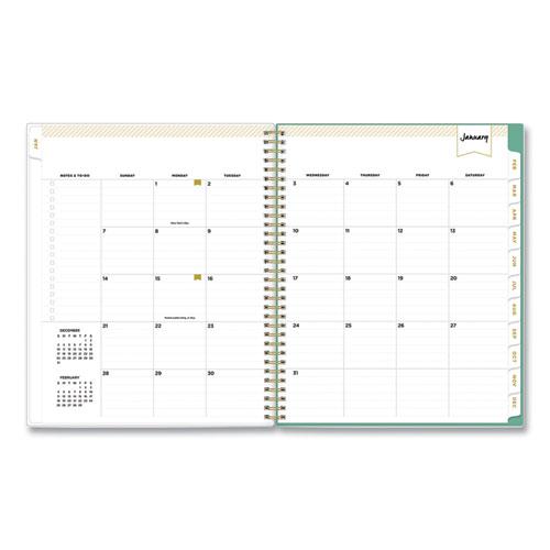 Day Designer Peyton Create-Your-Own Cover Weekly/Monthly Planner, Floral Artwork, 11 x 8.5, White, 12-Month (Jan-Dec): 2024. Picture 4