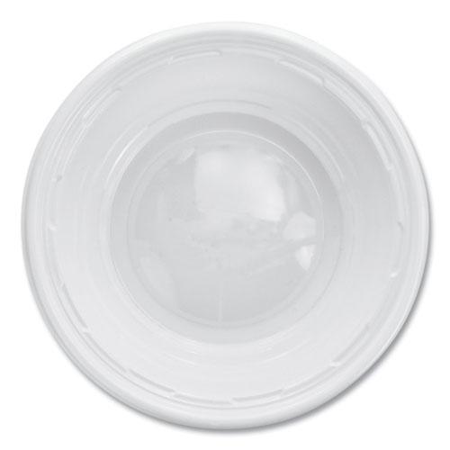 Plastic Bowls, 5 to 6 oz, White, 125/Pack, 8 Packs/Carton. Picture 1