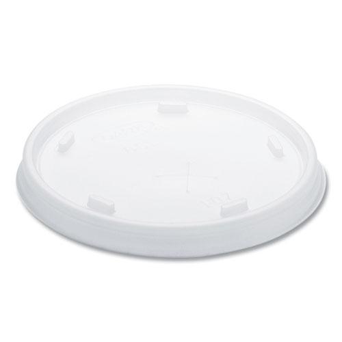 Plastic Cold Cup Lids, Fits 8 oz to 9 oz Cups, Translucent, 100 Pack, 10 Packs/Carton. The main picture.