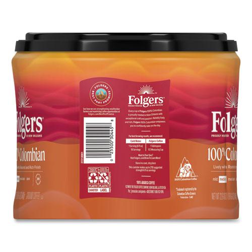 100% Columbian Coffee, 22.6 oz Canister. Picture 5