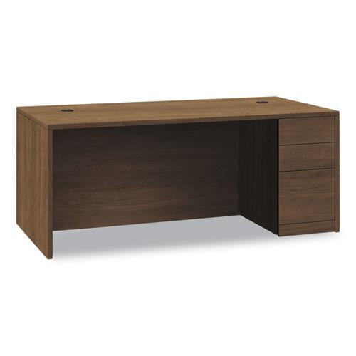 10500 Series Single Full-Height Pedestal Desk, Right: Box/Box/File, 72" x 36" x 29.5", Pinnacle. Picture 1