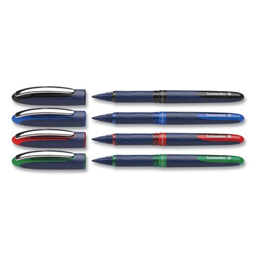 One Business Rollerball Pen, Stick, Fine 0.6 mm, Assorted Ink and Barrel Colors, 4/Pack. Picture 2