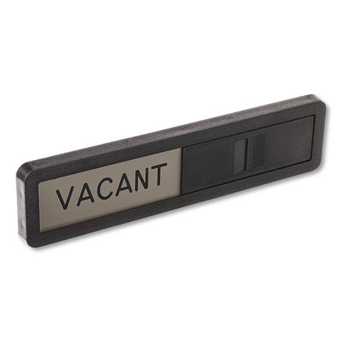Vacant/In Use Sign, In-Use; Vacant, 2.5 x 10.5, Black/Silver. Picture 5