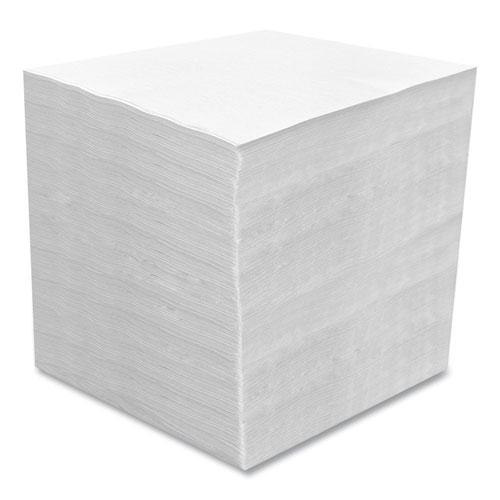 Select Dinner Napkins, 1-Ply, 15 x 15, White, 1000/Carton. Picture 4