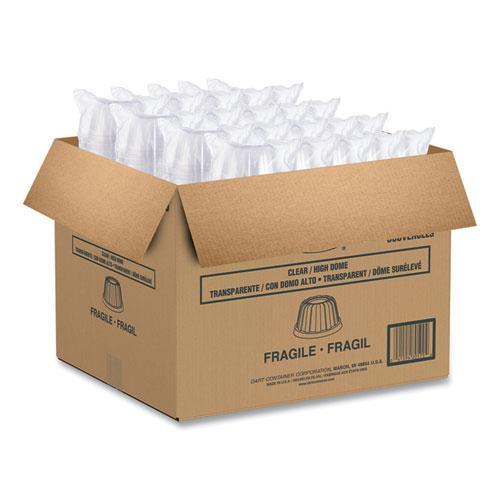 D-T Sundae/Cold Cup Lids, Fits 6, 8, 12 oz Foam Cups, Clear, 50/Pack, 20 Packs/Carton. Picture 6