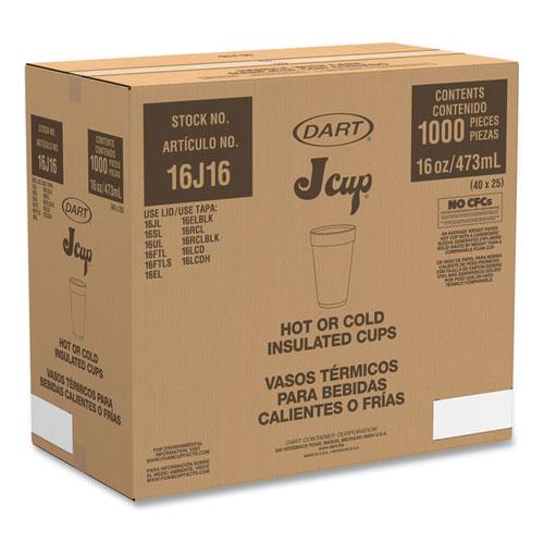 Graduated Foam Medical Cups, 16 oz, White, 25/Pack, 40 Packs/Carton. Picture 2