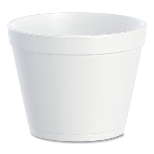 Foam Containers, 24 oz, White, 25/Bag, 20 Bags/Carton. Picture 1