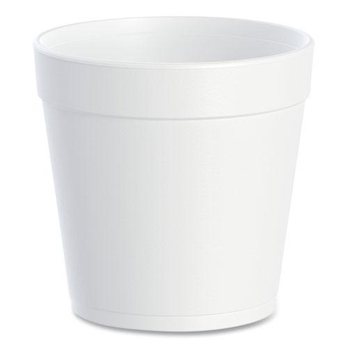 Foam Containers, 32 oz, White, 25/Bag, 20 Bags/Carton. Picture 1