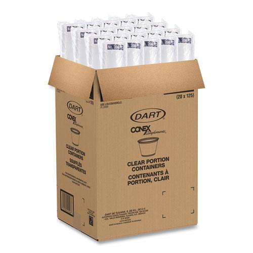 Conex Complements Portion/Medicine Cups, 2 oz, Clear, 125/Bag, 20 Bags/Carton. Picture 8