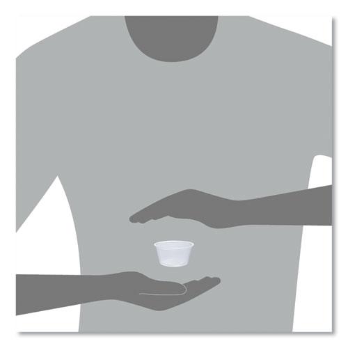 Conex Complements Portion/Medicine Cups, 2 oz, Clear, 125/Bag, 20 Bags/Carton. Picture 7