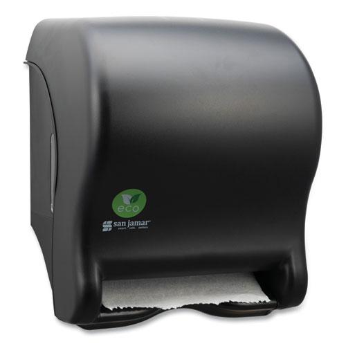 Ecological Automatic Towel Dispenser, 9.1 x 14.4 x 11.8, Black. Picture 3