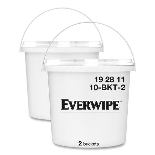 High Volume Wet Wipe Centerpull Resealable Bucket , 12 x 12 x 12, White, 2/Carton. Picture 1