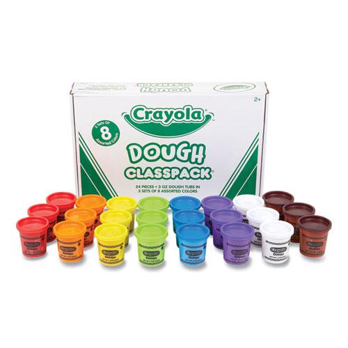 Dough Classpack, 3 oz, 8 Assorted Colors with 81 Modeling Tools. Picture 5