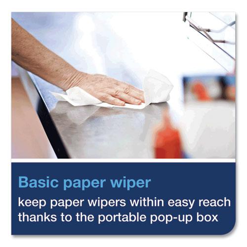 Basic Paper Wiper, 1-Ply, 9 x 10.5, White, 250/Box, 24 Boxes/Carton. Picture 3