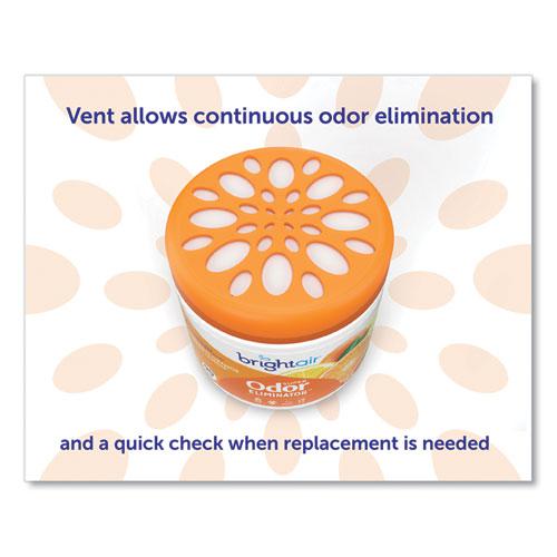 Super Odor Eliminator, Mandarin Orange and Fresh Lemon, 14 oz Jar, 6/Carton. Picture 6