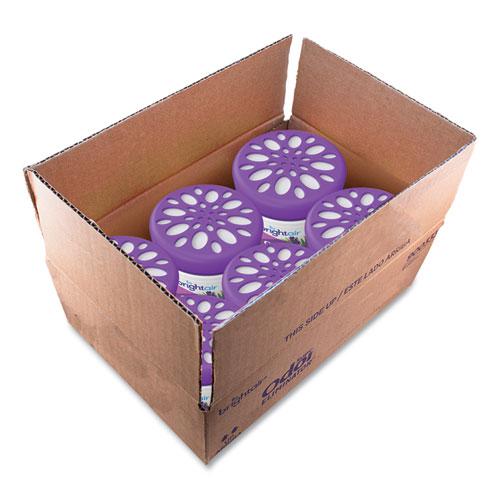 Super Odor Eliminator, Lavender and Fresh Linen, Purple, 14 oz Jar, 6/Carton. Picture 5