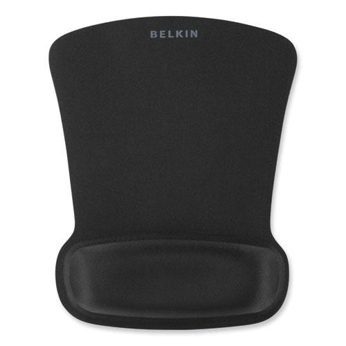 WaveRest Gel Mouse Pad with Wrist Rest, 9.3 x 11.9, Black. Picture 2