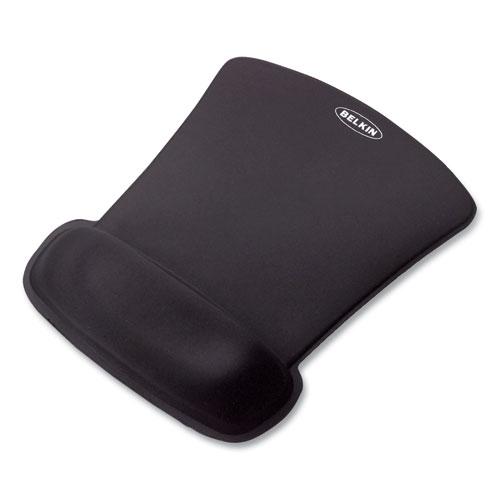 WaveRest Gel Mouse Pad with Wrist Rest, 9.3 x 11.9, Black. Picture 3