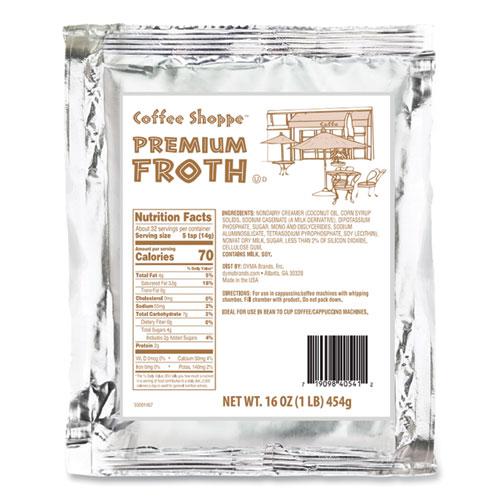 Premium Froth Topping, 1 lb Bag, 12/Carton. Picture 1