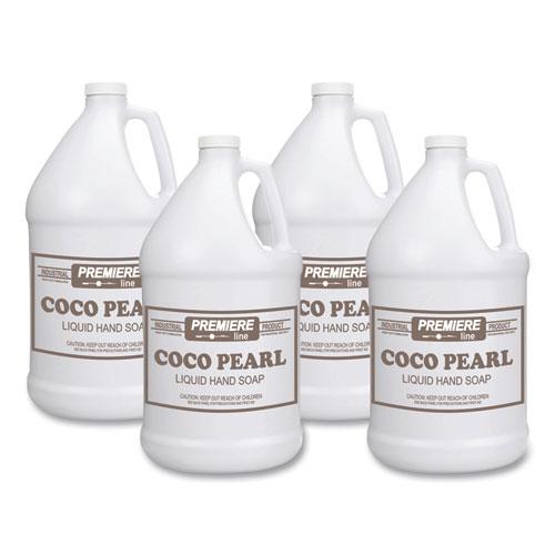 Coco Pearl Liquid Hand Soap, Coconut Scent, 128 oz Bottle, 4/Carton. Picture 1