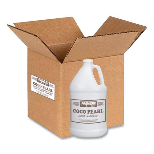 Coco Pearl Liquid Hand Soap, Coconut Scent, 128 oz Bottle, 4/Carton. Picture 4