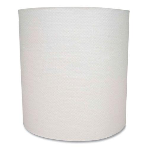 Hard Wound Towel, 1 Ply, 8" x 700 ft, White, 6/Carton. Picture 2