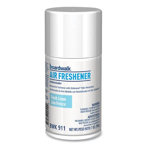 Metered Air Freshener Refill, Fresh Linen Scent Refill, 7 oz Aerosol Can, 12/Carton. Picture 4