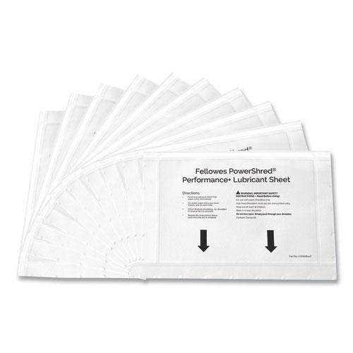 Powershred Performance+ Lubricant Sheets, 8.5 x 6, 10/Pack. Picture 2