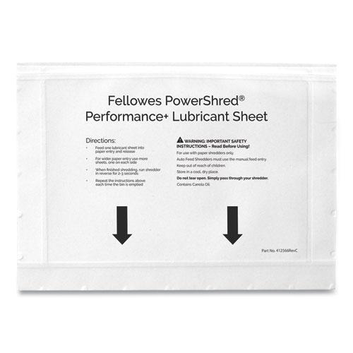 Powershred Performance+ Lubricant Sheets, 8.5 x 6, 10/Pack. Picture 10