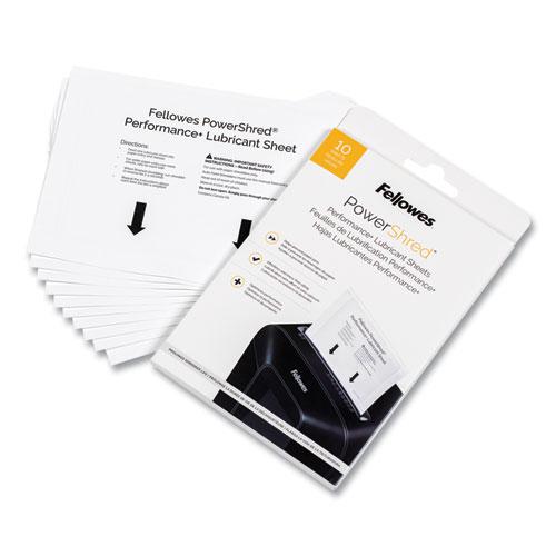 Powershred Performance+ Lubricant Sheets, 8.5 x 6, 10/Pack. Picture 11