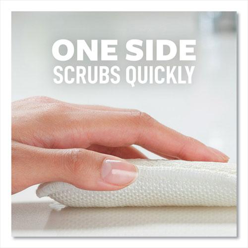 Greener Clean Dual Action Scrub and Wipe, 2.8 x 4.7, 0.7" Thick, White, 2/Pack. Picture 3