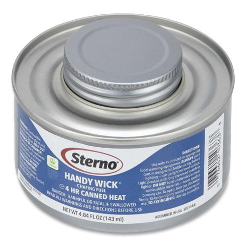 Handy Wick Chafing Fuel, Methanol, 4 Hour Burn, 4.84 oz Can, 24/Carton. Picture 1