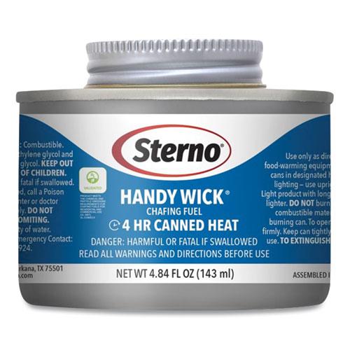 Handy Wick Chafing Fuel, Methanol, 4 Hour Burn, 4.84 oz Can, 24/Carton. Picture 2