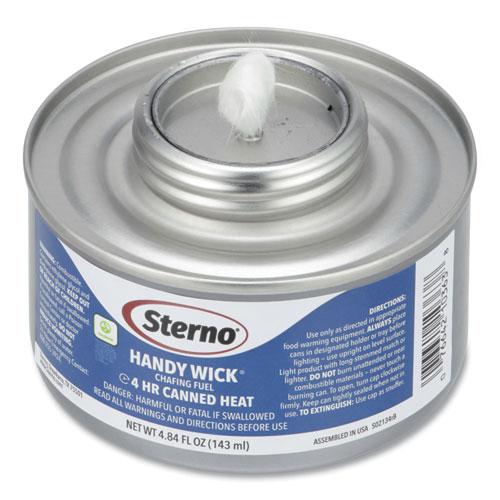 Handy Wick Chafing Fuel, Methanol, 4 Hour Burn, 4.84 oz Can, 24/Carton. Picture 3