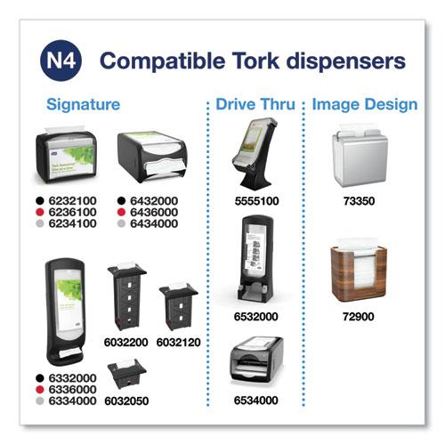 Xpressnap Interfold Dispenser Napkins, 2-Ply, 6.5 x 8.5, White, 500/Pack, 12 Packs/Carton. Picture 3