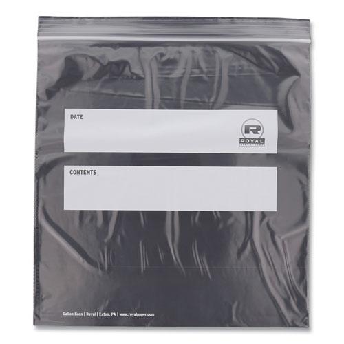 Zipper Bags, 1.73 mil, 10.5" x 10.98", Clear, 250/Carton. Picture 4