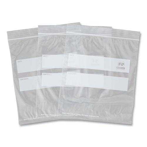 Zipper Bags, 1.73 mil, 7" x 7.99", Clear, 500/Carton. Picture 1