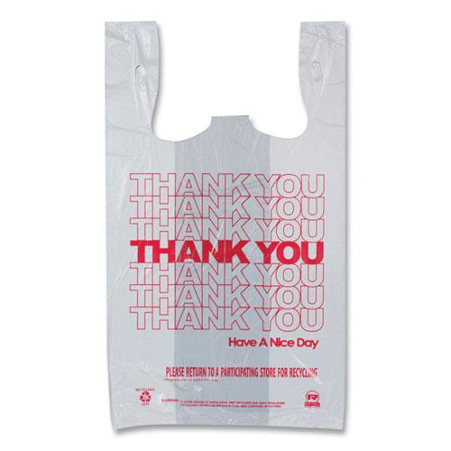 Thank You Bags, 11.5" x 20" x 20", Red/White, 775/Carton. Picture 2