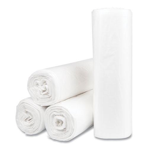 High-Density Commercial Can Liners Value Pack, 30 gal, 9 mic, 30" x 36", Natural, 25 Bags/Roll, 20 Interleaved Rolls/Carton. Picture 1