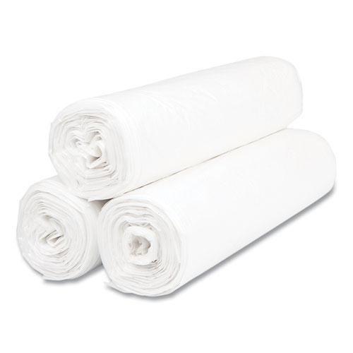 High-Density Commercial Can Liners Value Pack, 30 gal, 9 mic, 30" x 36", Natural, 25 Bags/Roll, 20 Interleaved Rolls/Carton. Picture 2