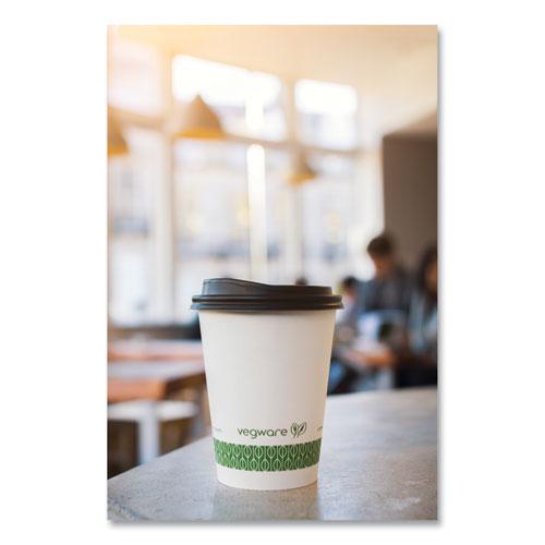 89-Series Hot Cup, 12 oz, Green/White, 1,000/Carton. Picture 4