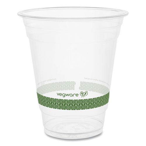 96-Series Cold Cup, 12 oz, Clear/Green, 1,000/Carton. Picture 1