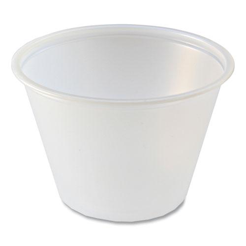Portion Cups, 2.5 oz, Translucent, 125/Sleeve, 20 Sleeve/Carton. Picture 1