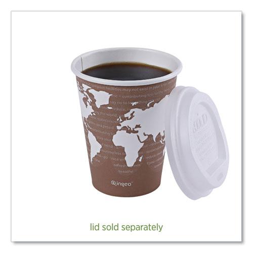 World Art Renewable and Compostable Hot Cups, 8 oz, Plum, 50/Pack. Picture 7