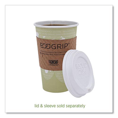 World Art Renewable and Compostable Hot Cups, 16 oz, Moss, 50/Pack. Picture 6