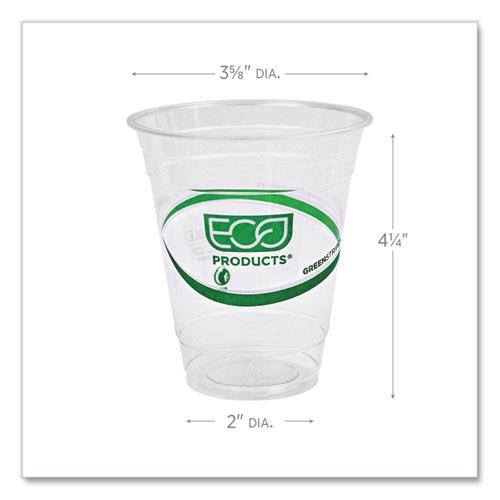 GreenStripe Renewable and Compostable Cold Cups, 12 oz, Clear, 50/Pack, 20 Packs/Carton. Picture 3
